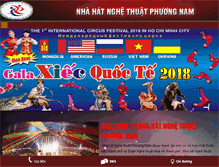 Tablet Screenshot of nhahatnghethuatphuongnam.com